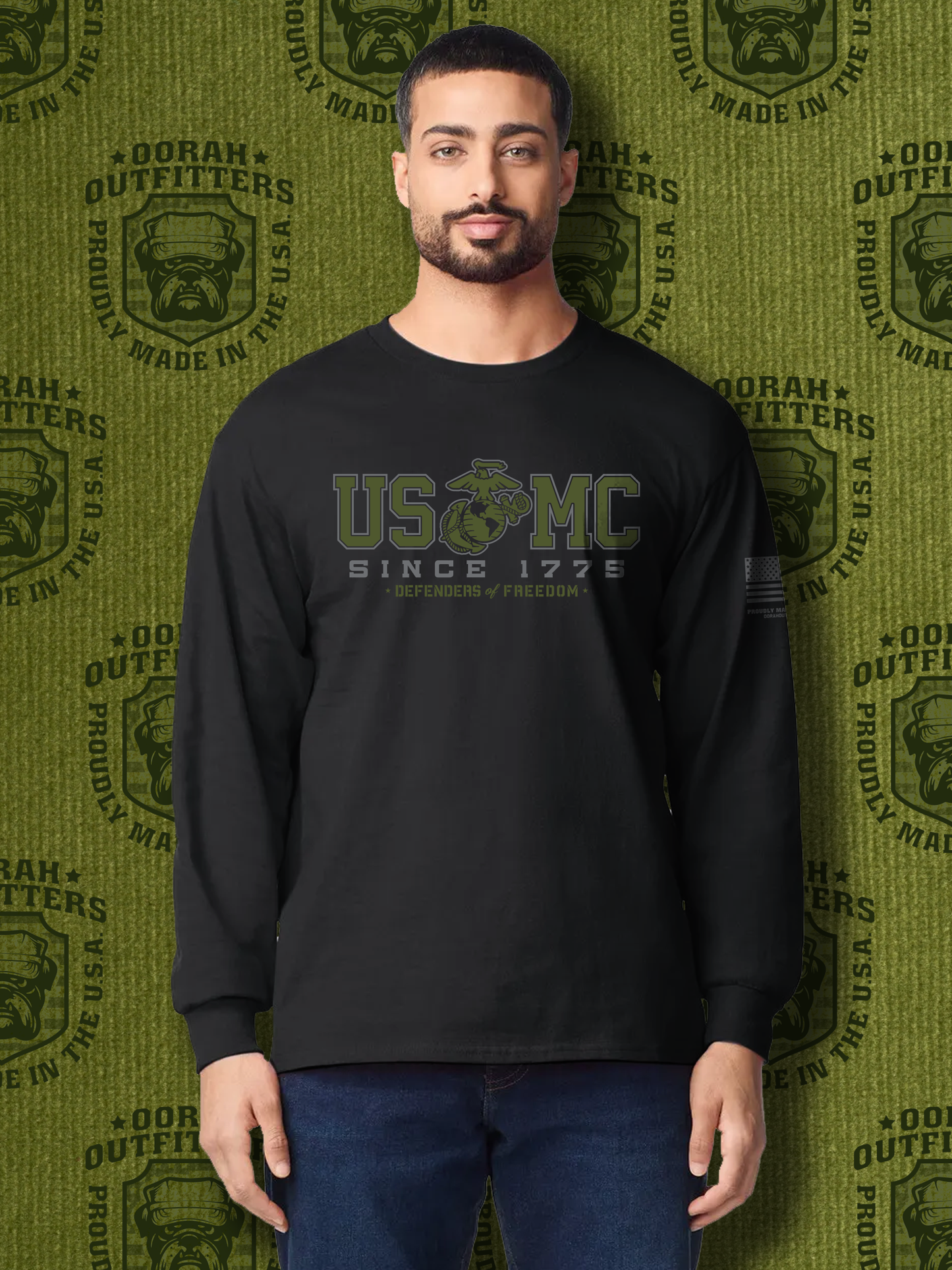 Oorah Outfitters US EGA MC Ultra Cotton® Long Sleeve T-Shirt