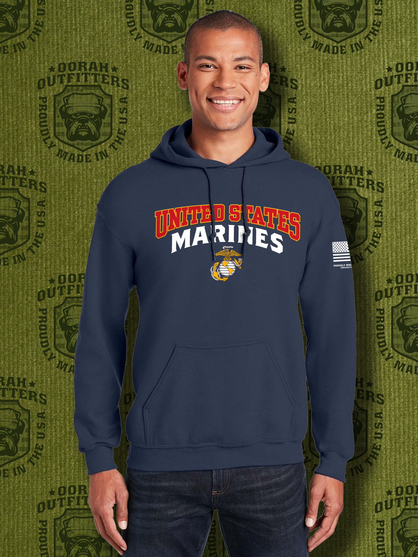 Oorah Outfitters USM EGA Heavy Blend™ Hooded Sweatshirt