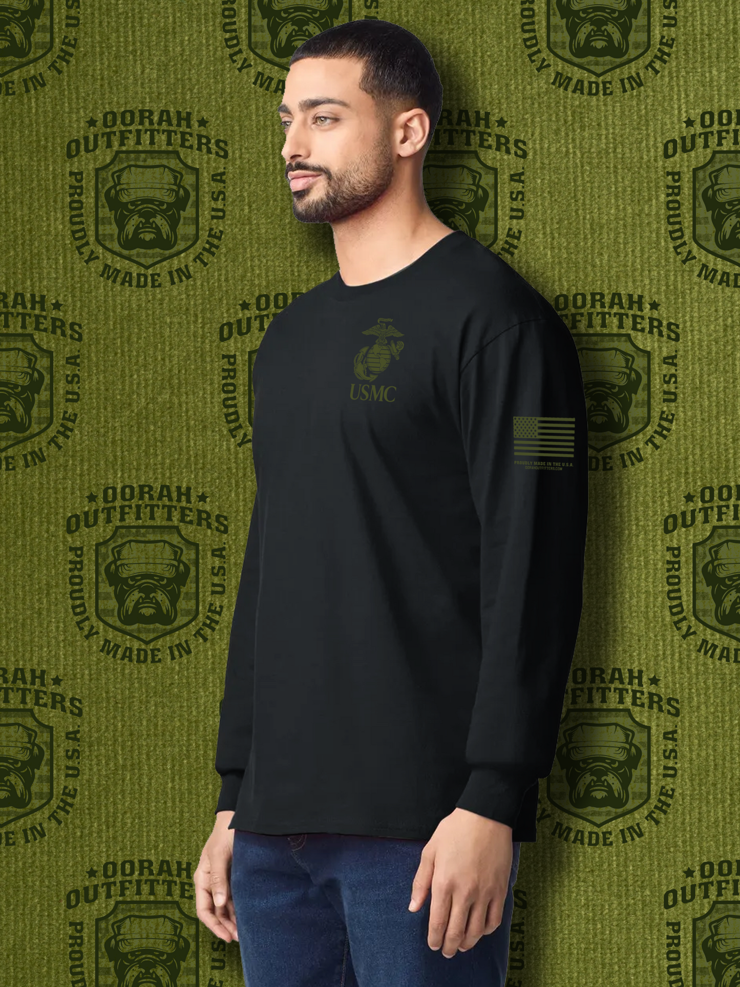 Oorah Outfitters USMC Classic Softstyle® Long Sleeve T-Shirt