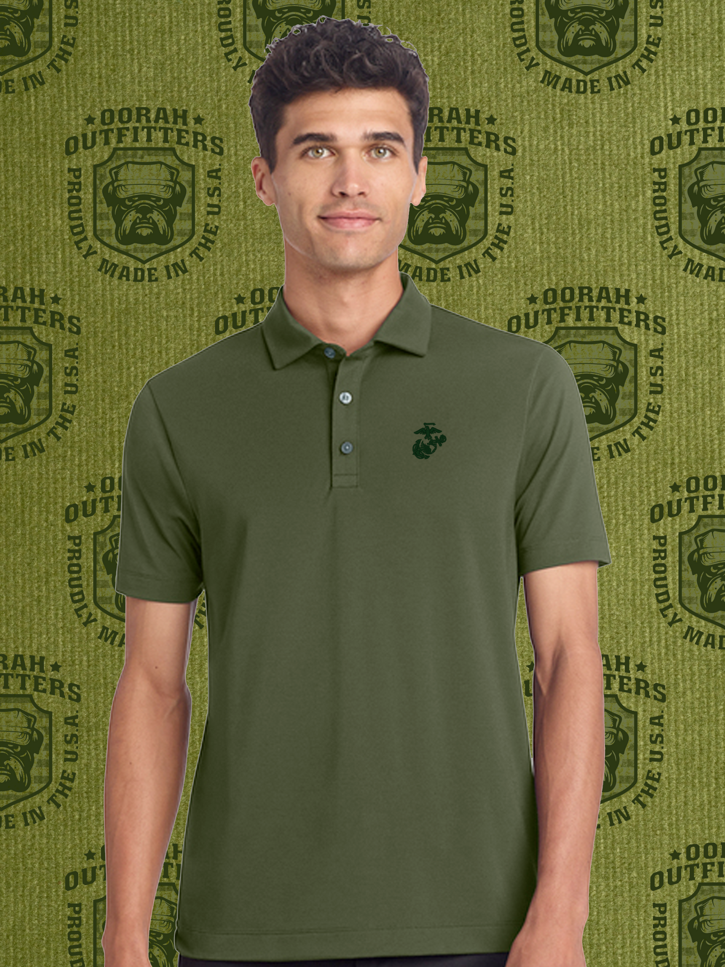 Oorah Outfitters EGA Embroidery Stretch Jersey Polo