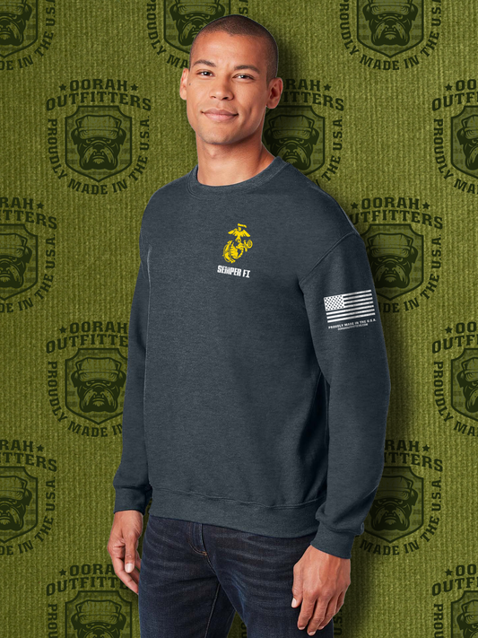 Oorah Outfitters Boot Camp Boots Heavy Blend™ Crewneck Sweatshirt