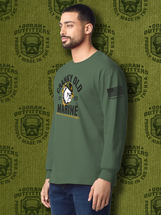 Oorah Outfitters Cranky old Marine Softstyle® Long Sleeve T-Shirt