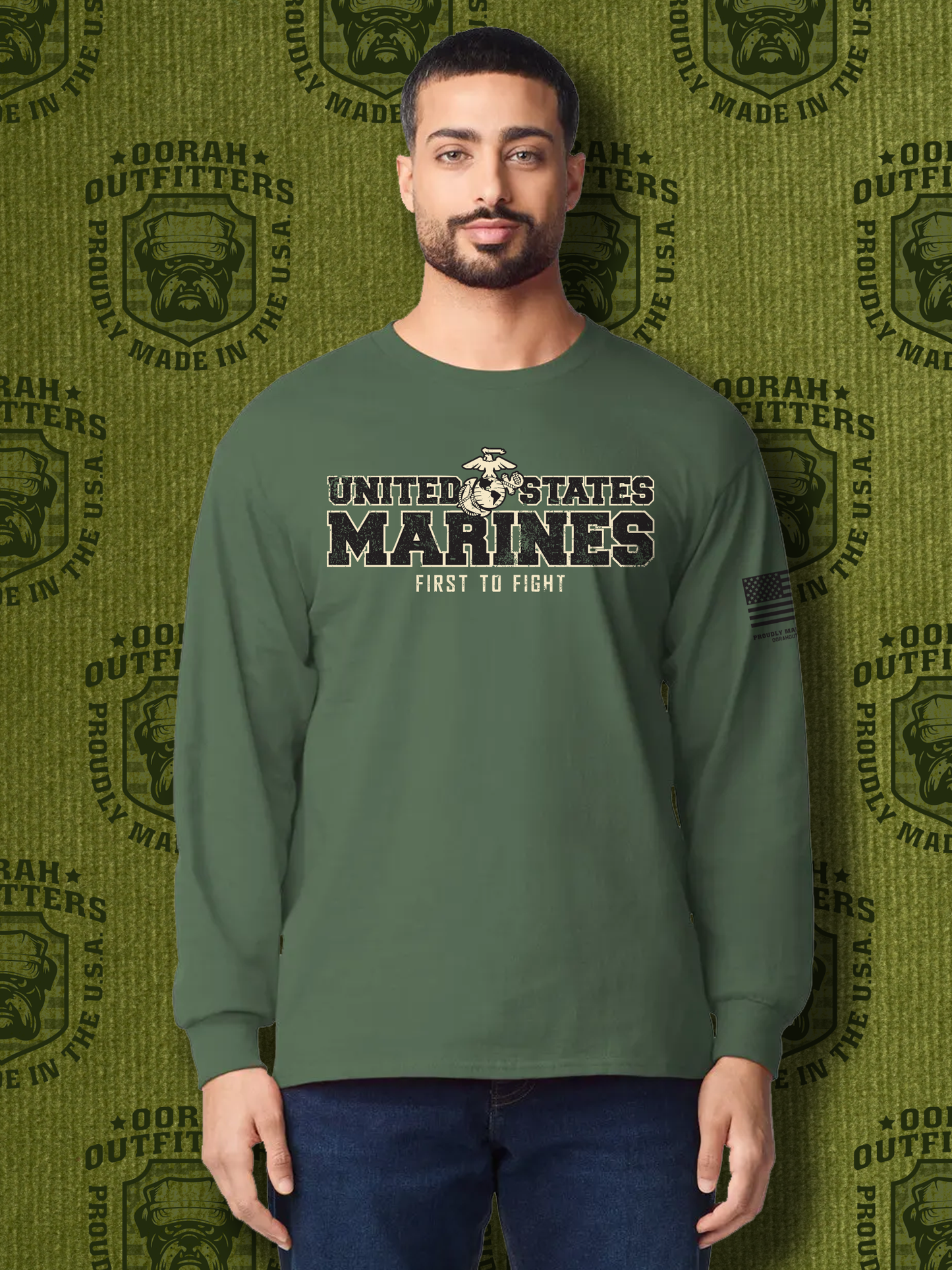 Oorah Outfitters United States Marines Softstyle® Long Sleeve T-Shirt