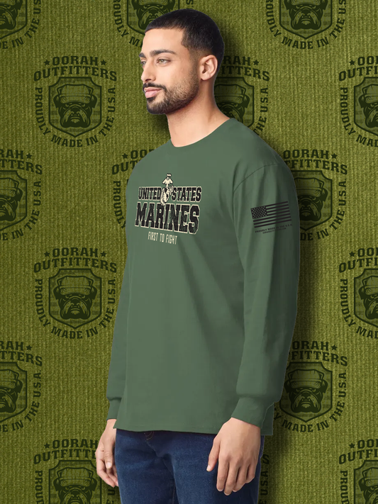 Oorah Outfitters United States Marines Softstyle® Long Sleeve T-Shirt