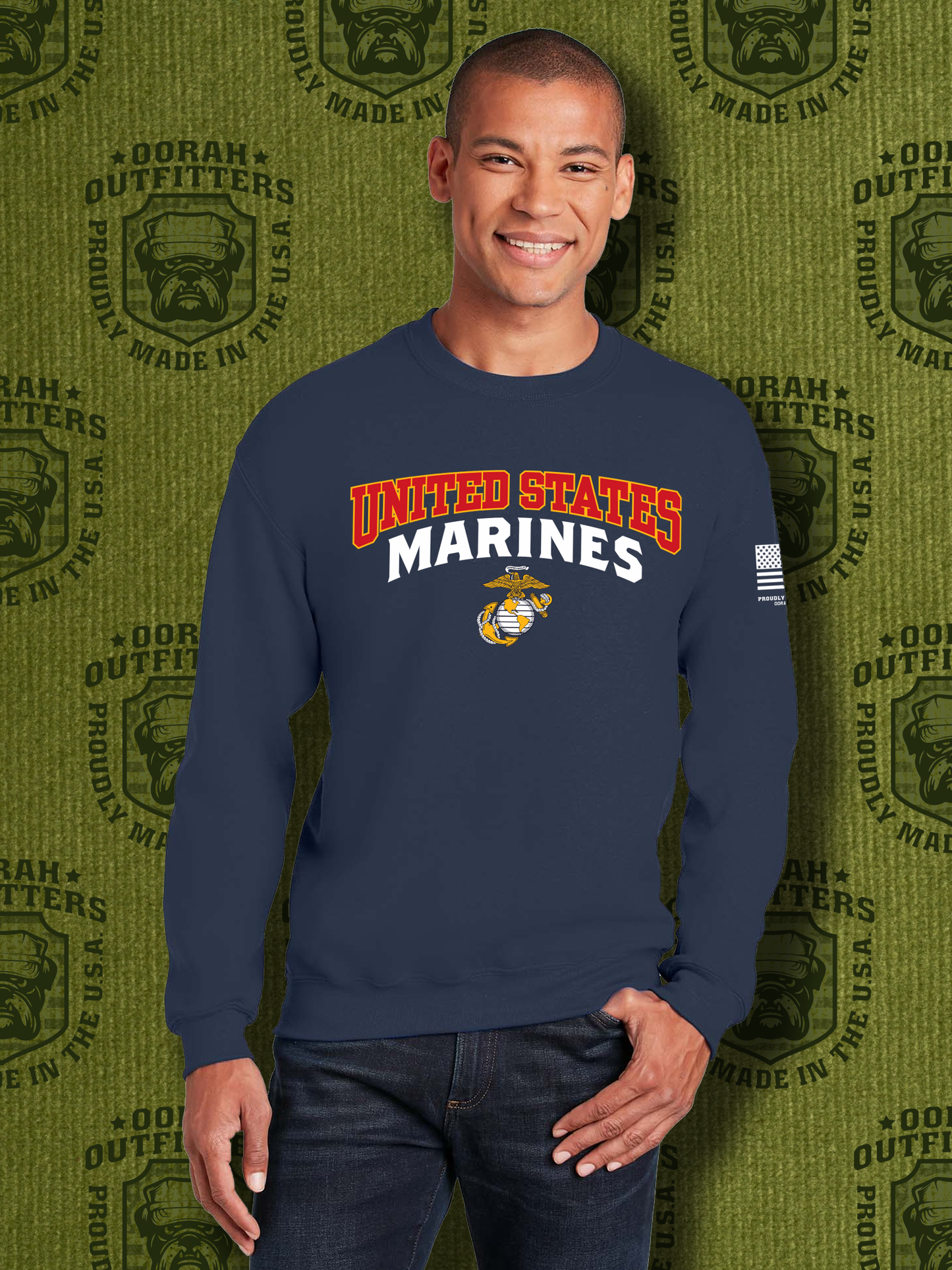 Oorah Outfitters USM EGA Heavy Blend™ Crewneck Sweatshirt