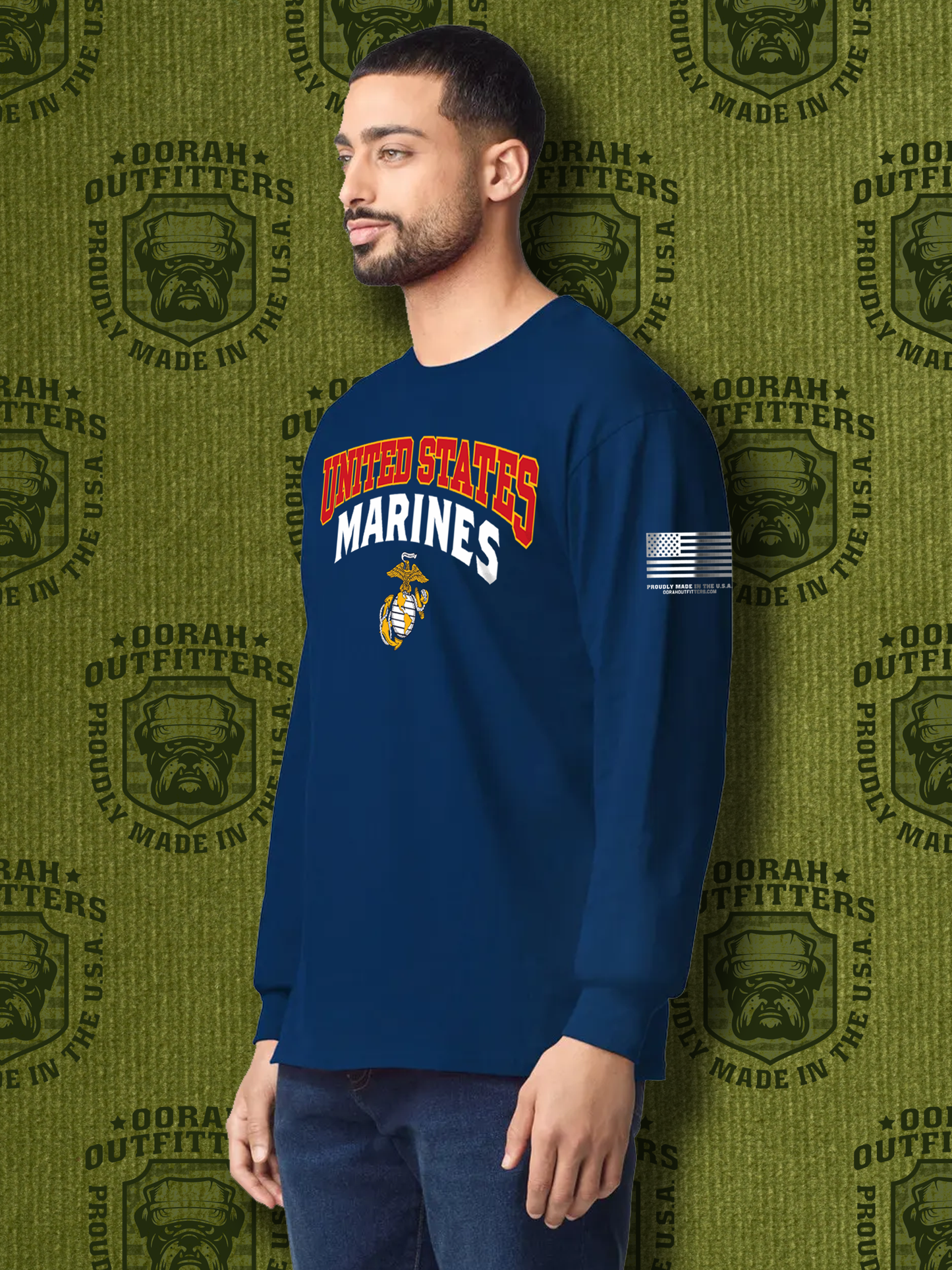 Oorah Outfitters USM EGA Softstyle® Long Sleeve T-Shirt