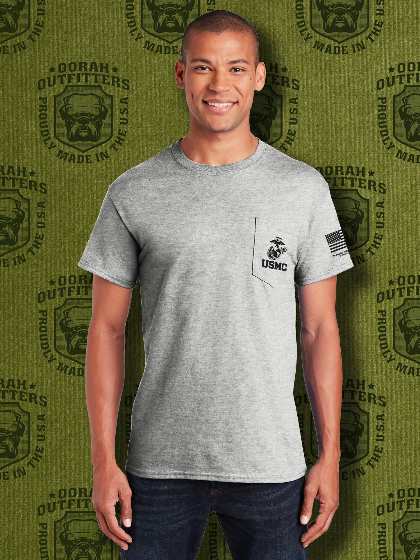 Oorah Outfitters USMC EGA Pocket Tee