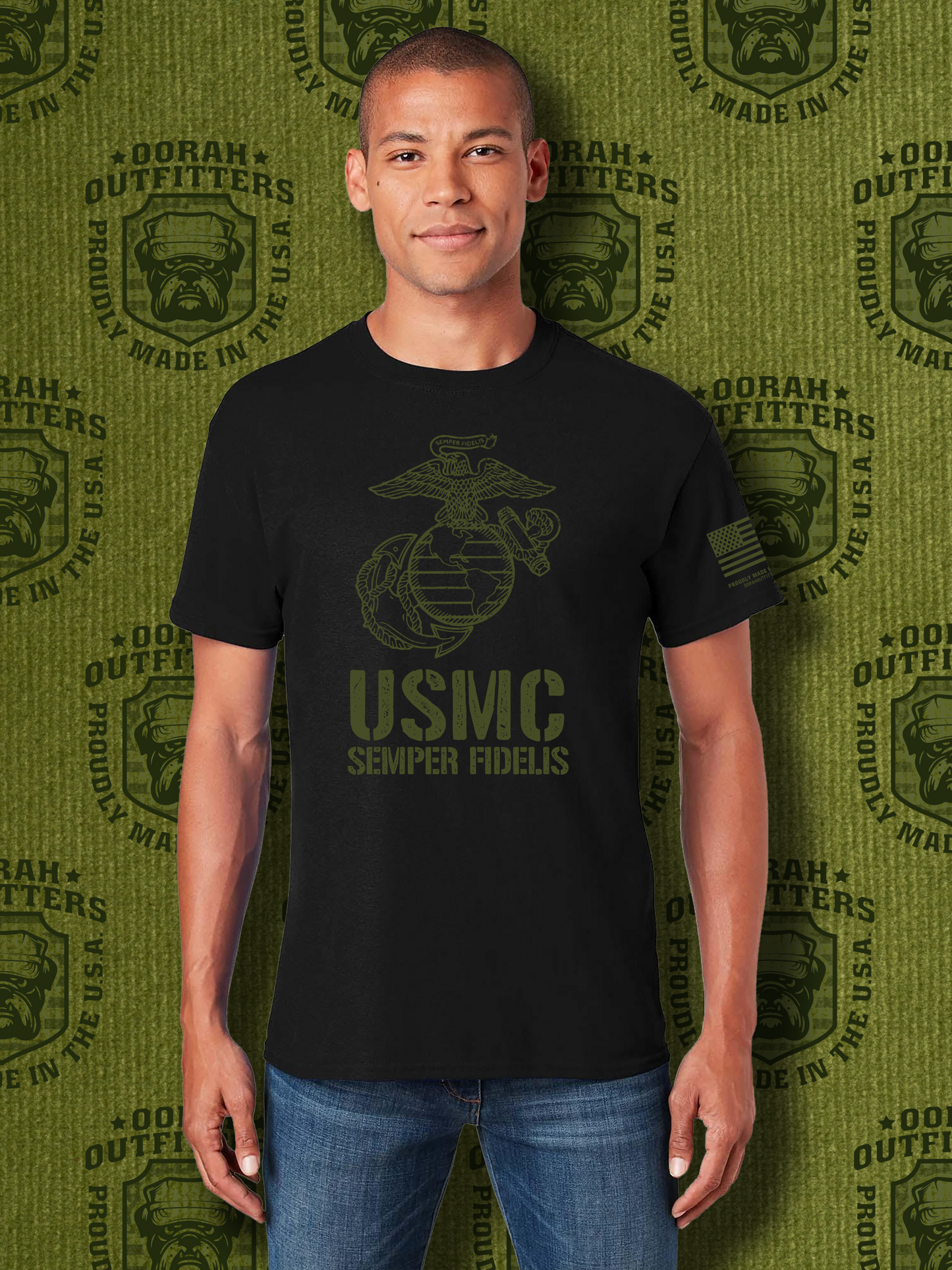 Oorah Outfitters USMC Stacked Softstyle® T-Shirt