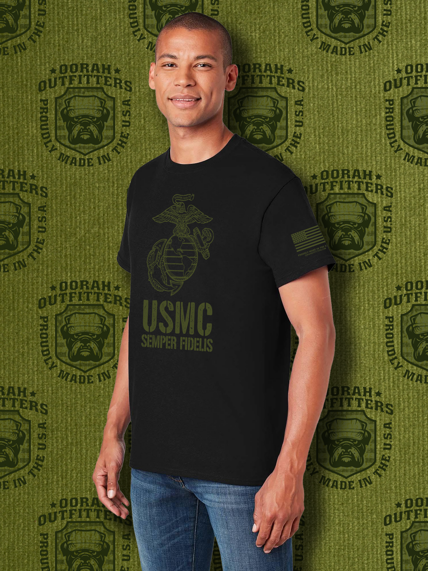 Oorah Outfitters USMC Stacked Softstyle® T-Shirt