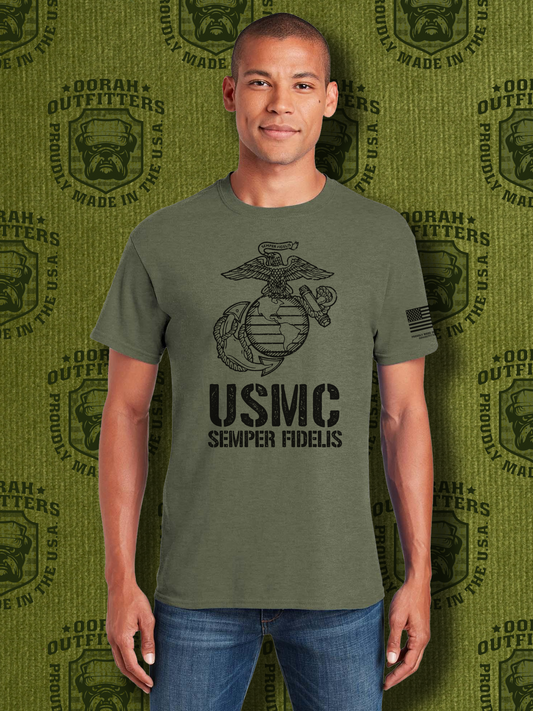 Oorah Outfitters USMC Stacked Softstyle® T-Shirt