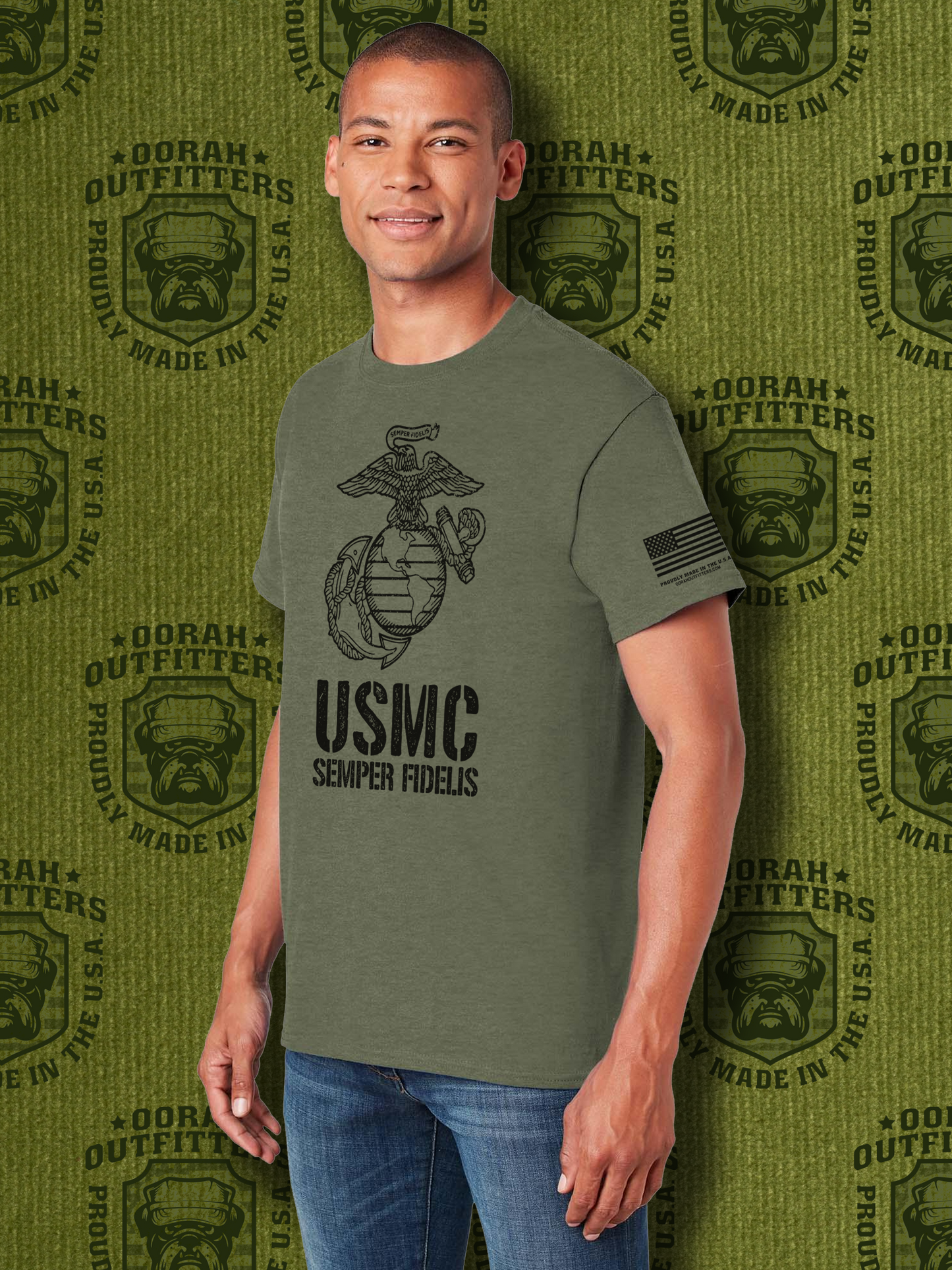 Oorah Outfitters USMC Stacked Softstyle® T-Shirt
