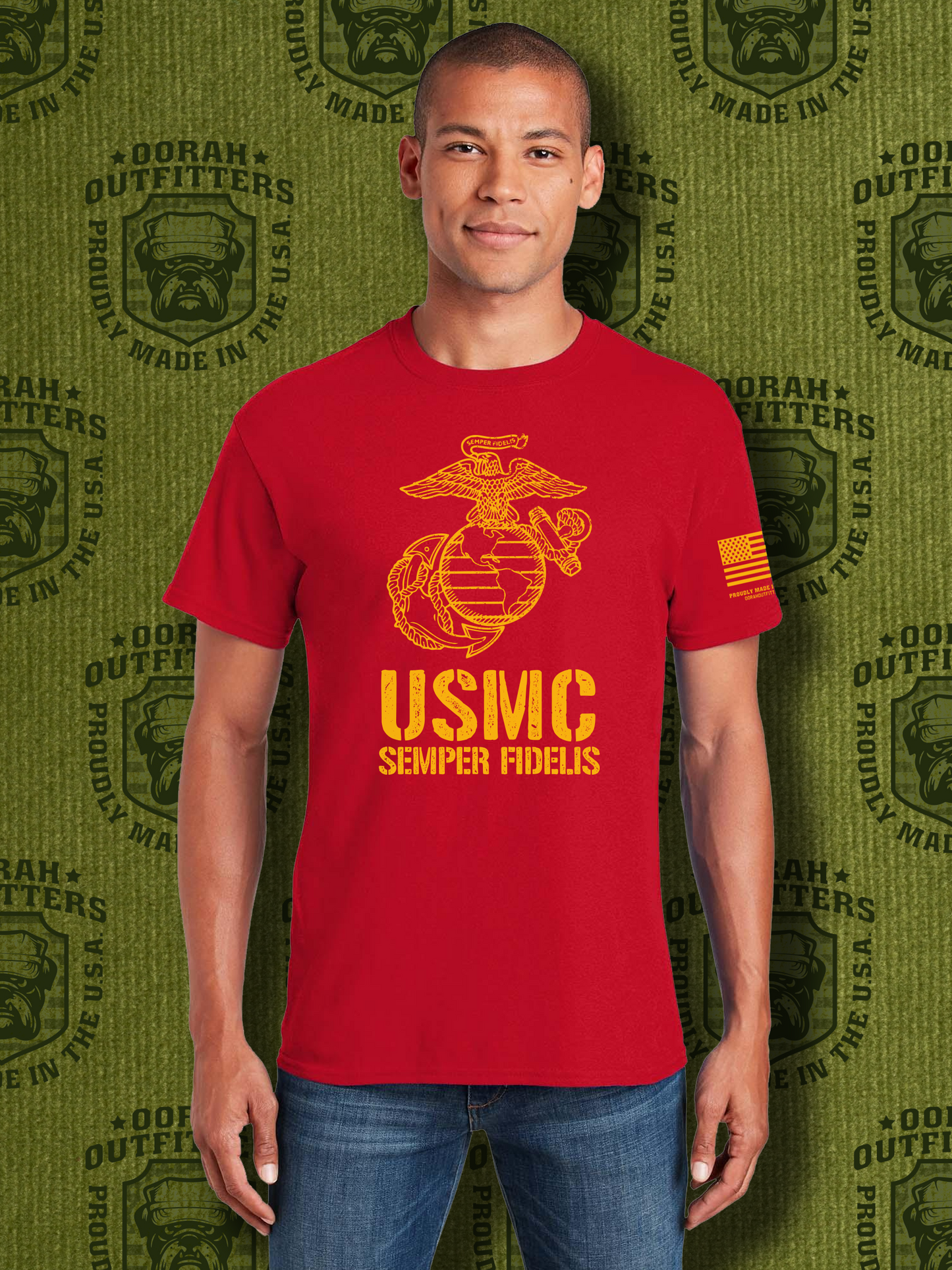 Oorah Outfitters USMC Stacked Softstyle® T-Shirt