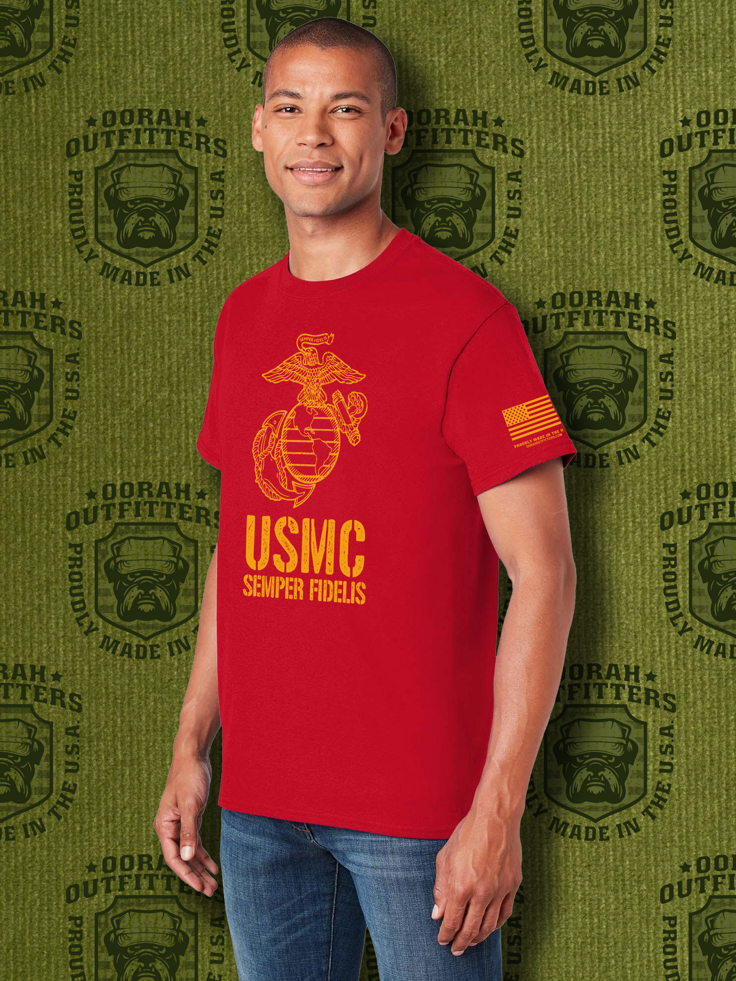 Oorah Outfitters USMC Stacked Softstyle® T-Shirt