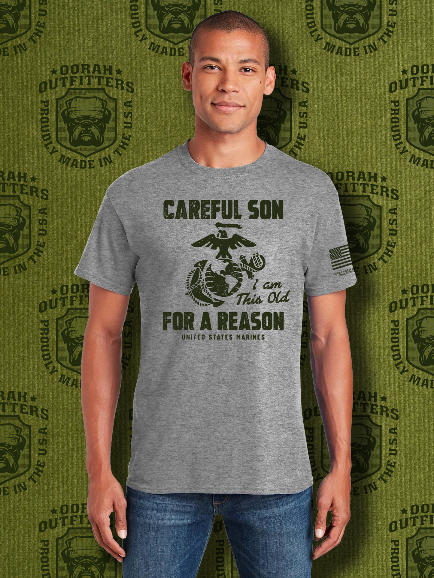 Oorah Outfitters USMC Careful Son Softstyle® T-Shirt