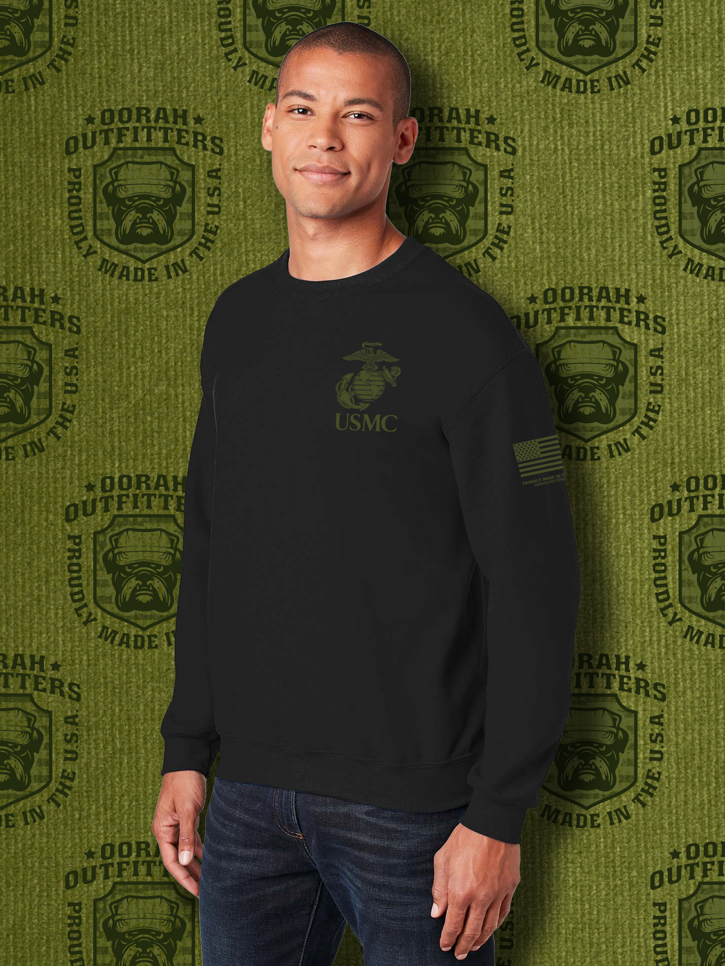 Oorah Outfitters USMC Classic Heavy Blend™ Crewneck Sweatshirt