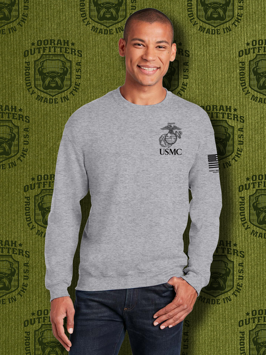 Oorah Outfitters USMC Classic Heavy Blend™ Crewneck Sweatshirt