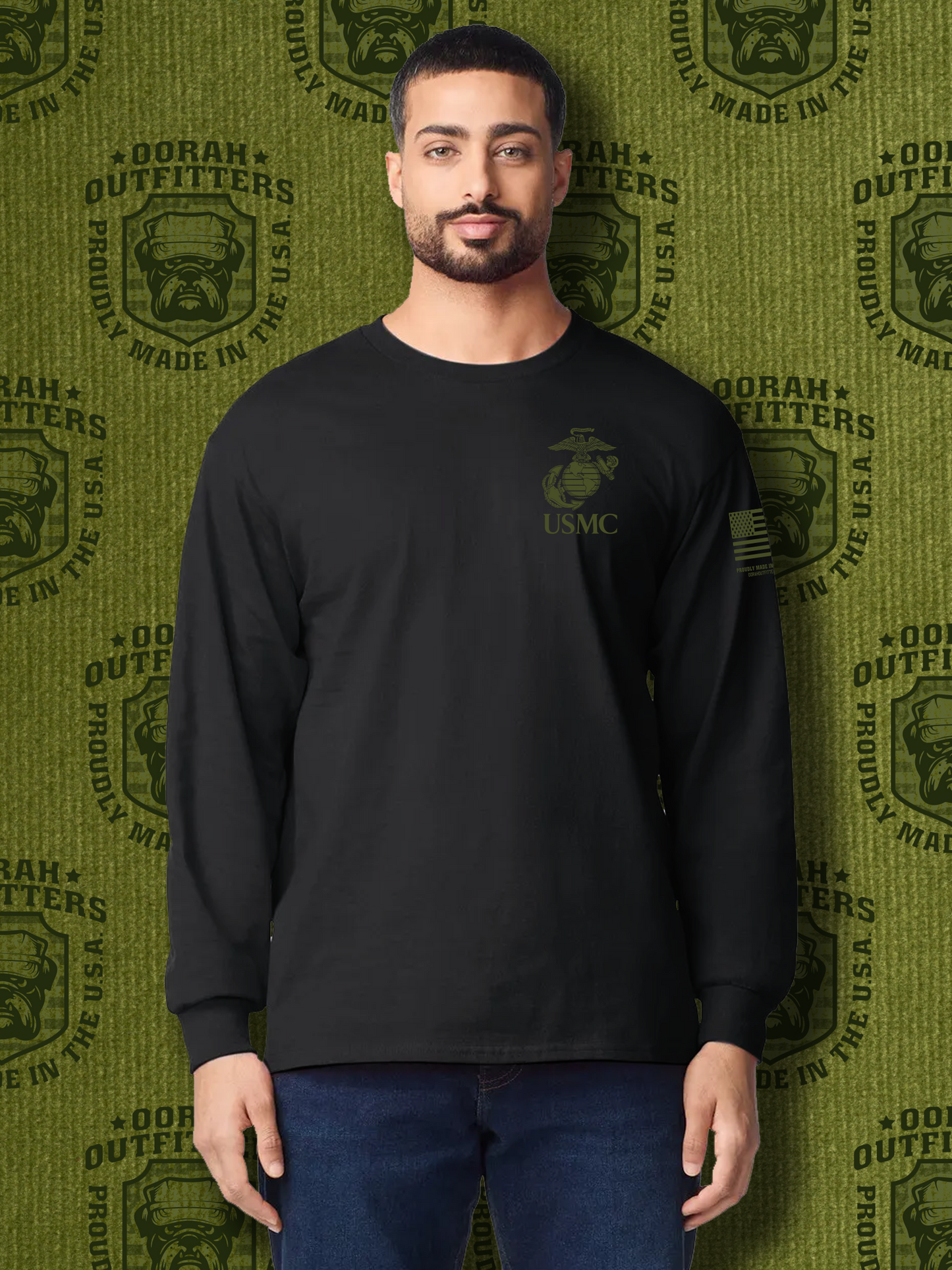 Oorah Outfitters USMC Classic Softstyle® Long Sleeve T-Shirt