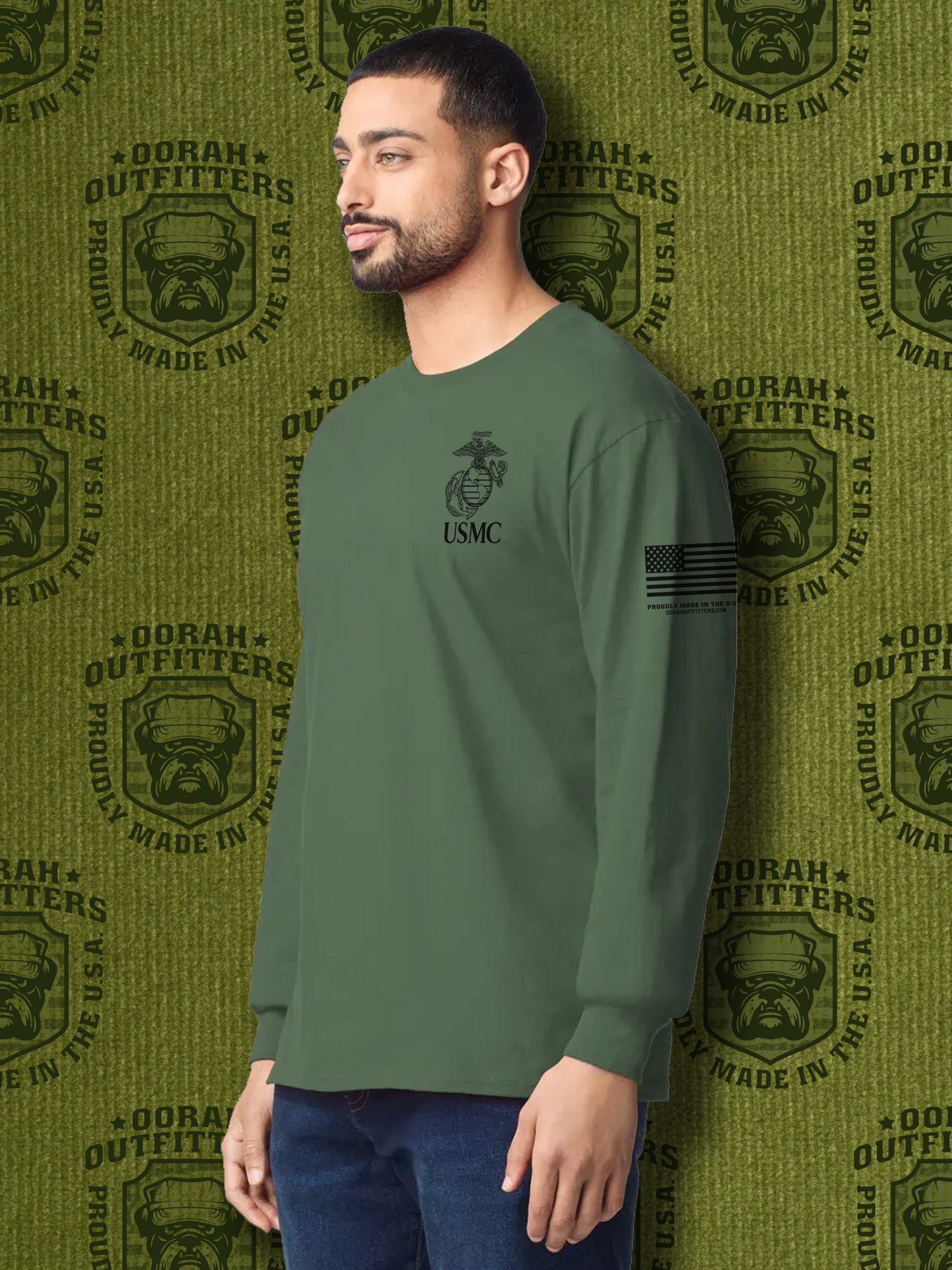 Oorah Outfitters USMC Classic Softstyle® Long Sleeve T-Shirt