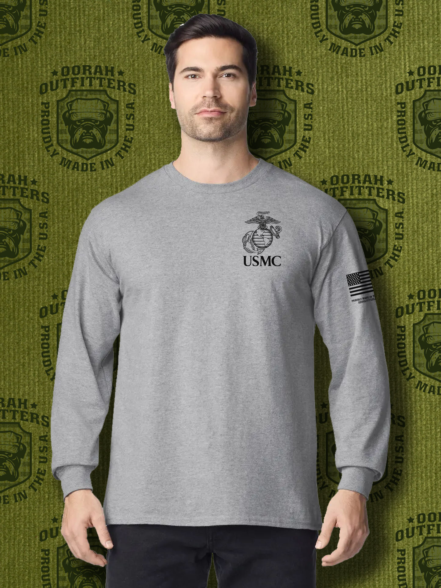 Oorah Outfitters USMC Classic Softstyle® Long Sleeve T-Shirt