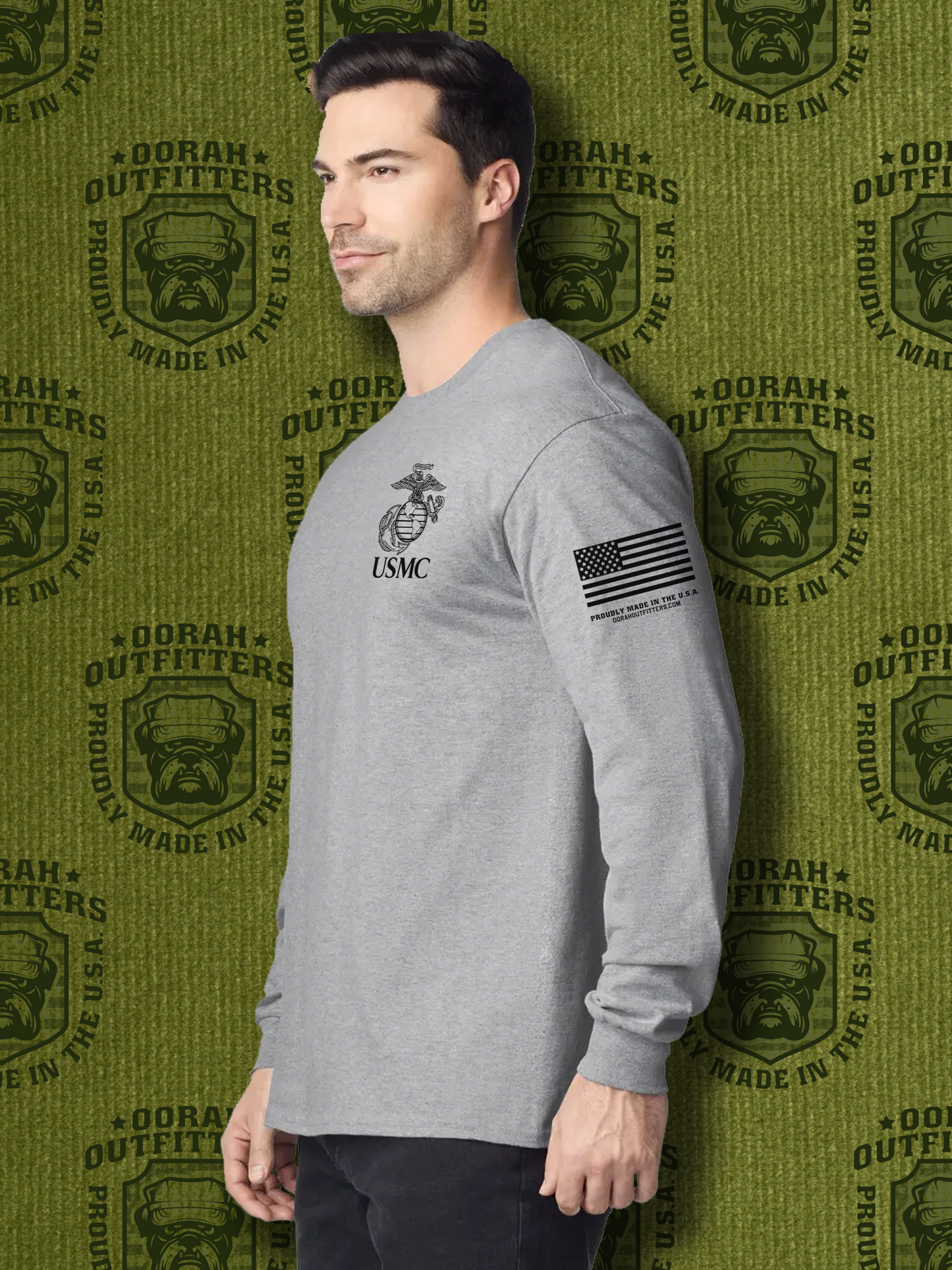 Oorah Outfitters USMC Classic Softstyle® Long Sleeve T-Shirt