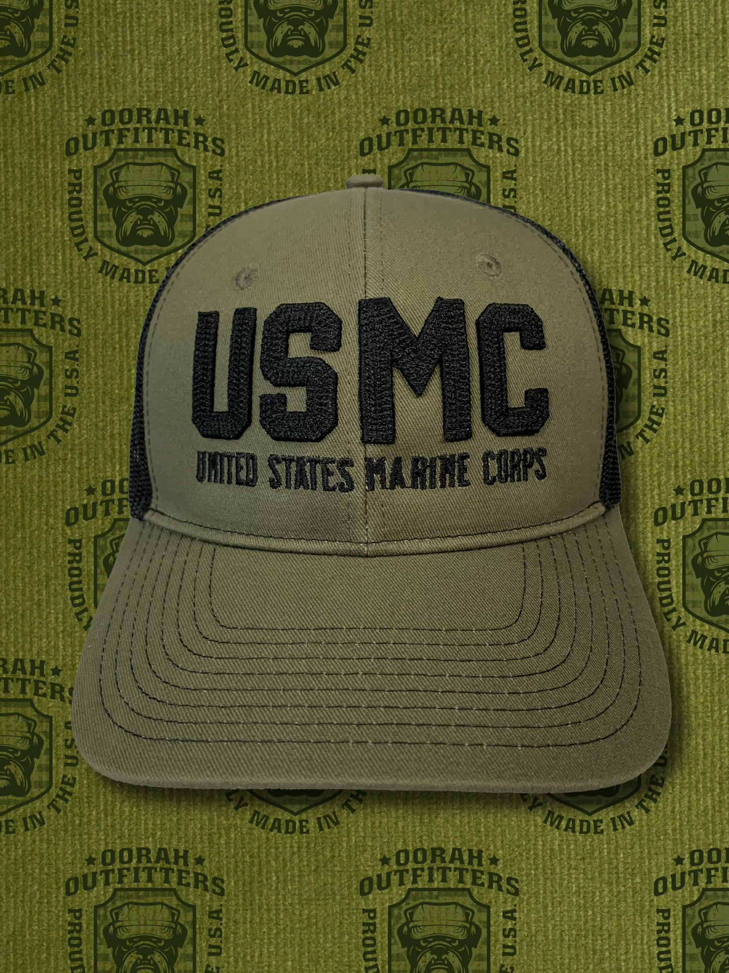 Oorah Outfitters USMC Snapback Trucker Cap