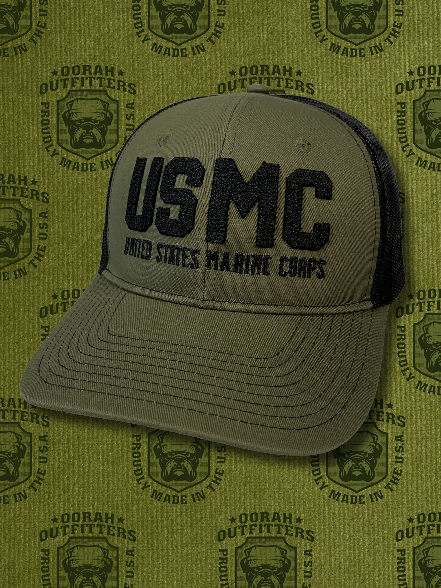 Oorah Outfitters USMC Snapback Trucker Cap
