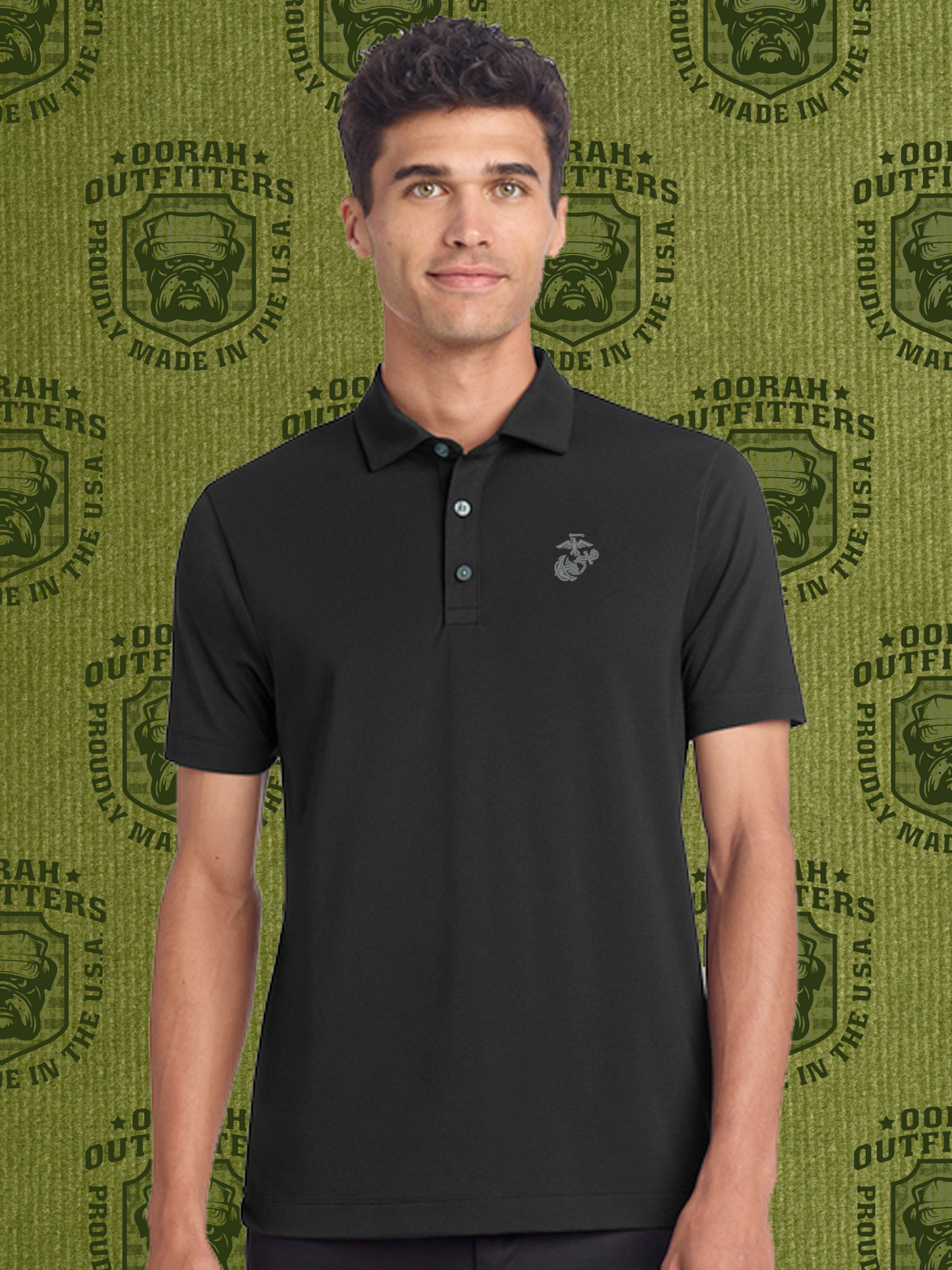 Oorah Outfitters EGA Embroidery Stretch Jersey Polo