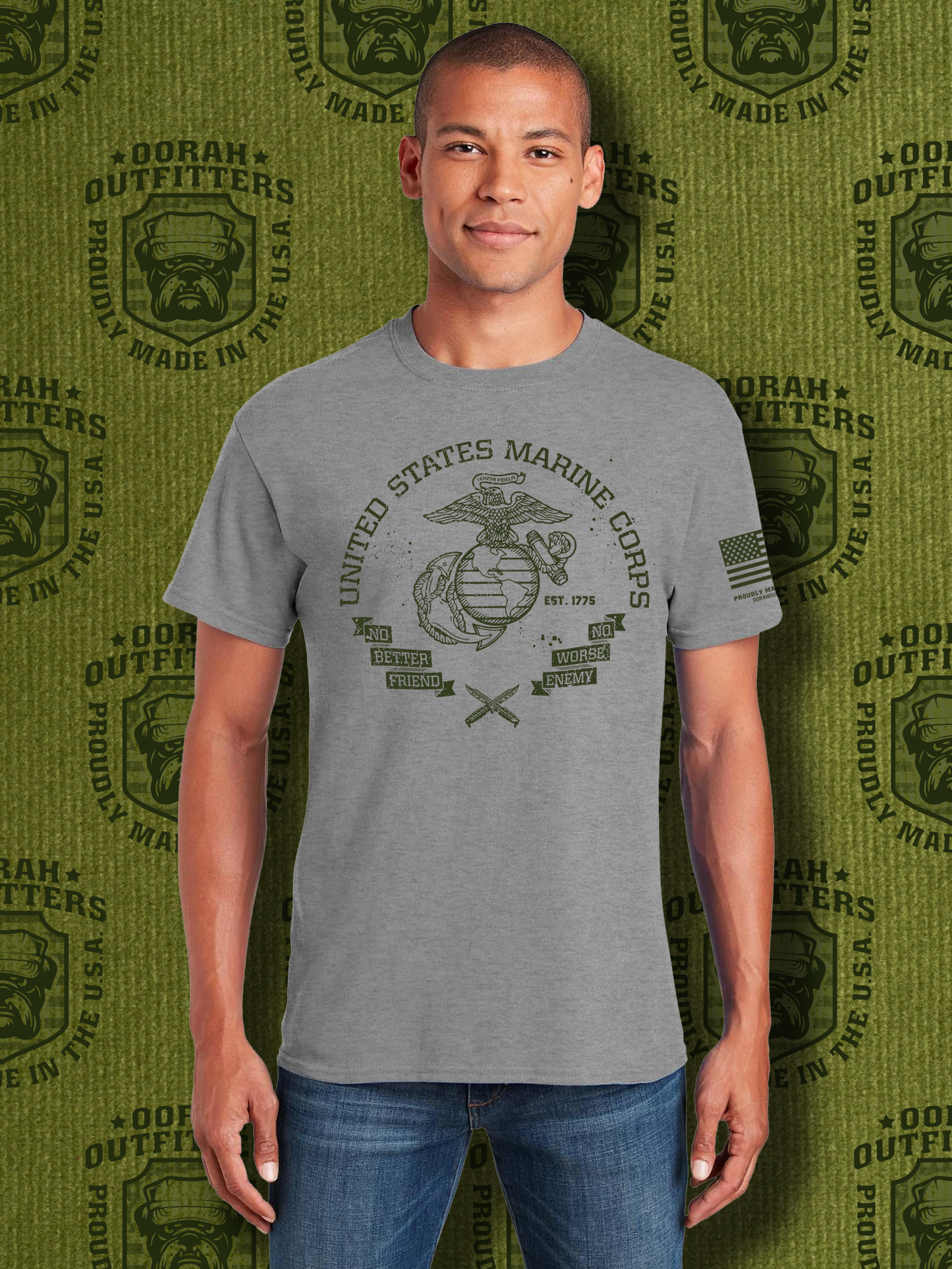 Oorah Outfitters Arched EGA  Softstyle® T-Shirt