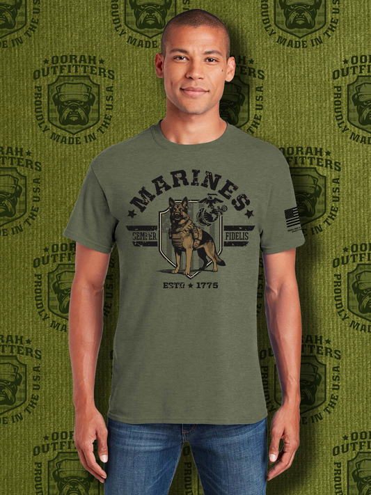 Oorah Outfitters Marines Dog Unisex Softstyle® T-Shirt